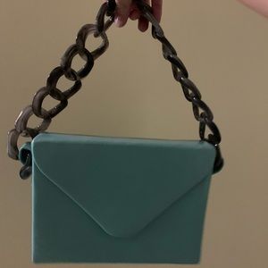Mini Teal boutique purse
